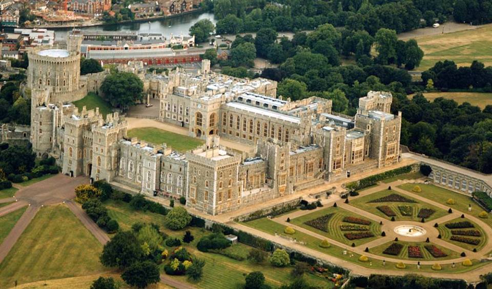 The main gate turrets of Windsor Castle